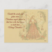 Christmas Angel personalized Holiday Postcard シーズンポストカード (裏面)