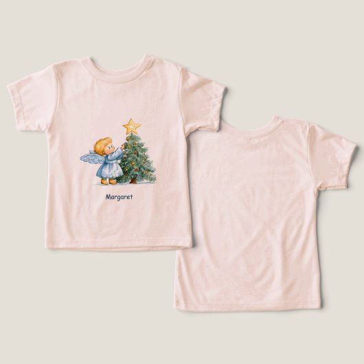 Christmas Angel Sweet and Heartfelt Personalize (デザイン正面&裏面)