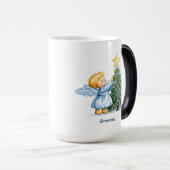 Christmas Angel Sweet  Heartfelt Personalize モーフィングマグカップ (正面右)