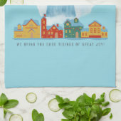 Christmas Angels Bring Joy and Tidings Home Decor! キッチンタオル (折り畳み)