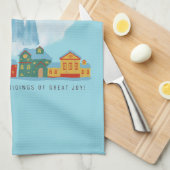 Christmas Angels Bring Joy and Tidings Home Decor! キッチンタオル (四つ折り)