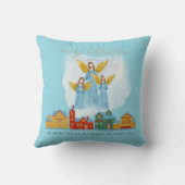 Christmas Angels Bring Joy and Tidings Home Decor! クッション (裏面)