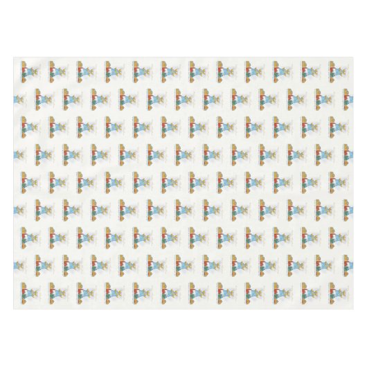 Christmas Angels Bring Joy and Tidings Home Decor! テーブルクロス (正面(横))