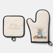 Christmas Angels Bring Joy and Tidings Home Decor! 鍋つかみ&鍋敷きセット (正面)