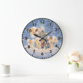 Christmas Angels Wall Clock ラージ壁時計 (ホーム)