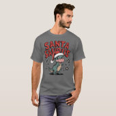 Christmas Animal Cute Christmas Christmas Dinosa b Tシャツ (正面フル)