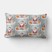 Christmas Animals Throw Pillow ランバークッション (正面)