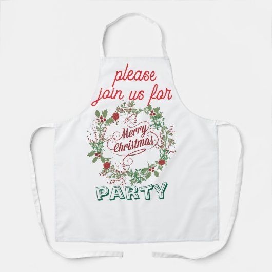 christmas apron エプロン (正面)