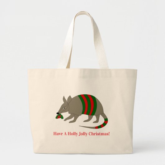 Christmas Armadillo Tote Bag ラージトートバッグ (正面)