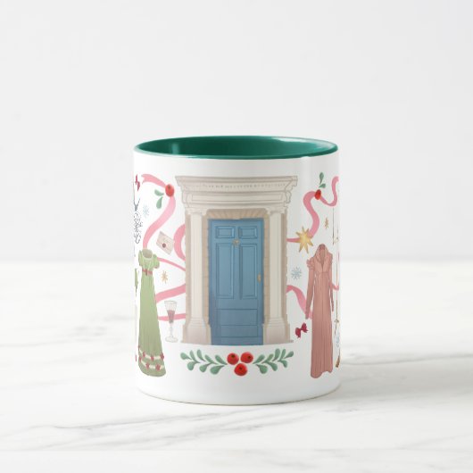 Christmas at Randalls Mug (Hunter Green) マグカップ (中央)