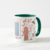 Christmas at Randalls Mug (Hunter Green) マグカップ (正面右)