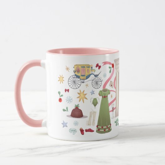 Christmas at Randalls Mug (Pink) マグカップ (左)