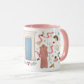 Christmas at Randalls Mug (Pink) マグカップ (正面右)
