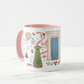 Christmas at Randalls Mug (Pink) マグカップ (正面左)