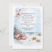 Christmas at the Beach | 招待状 (裏面)