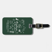 Christmas at the Cabin Group Matching Family ラゲッジタグ (正面横)