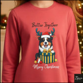 Christmas Aussie Dog Reindeer Gift Graphic トライブレンドＴシャツ