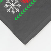 Christmas Awesome Like My Daughter Santa Hat Ugly  フリースブランケット (角)