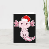 Christmas Axolotl  カード (正面)