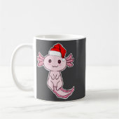 Christmas Axolotl  コーヒーマグカップ (左)