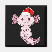 Christmas Axolotl マグネット (正面)