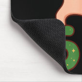 Christmas Axolotl Dabbing 67 Meme Six Seven Funny マウスパッド (コーナー)