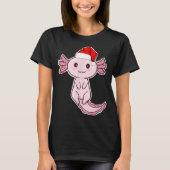 Christmas Axolotl  Tシャツ (正面)