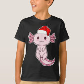 Christmas Axolotl Tシャツ (正面)