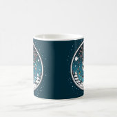 Christmas Baby Reindeer コーヒーマグカップ (中央)