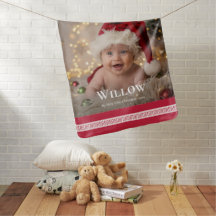  Christmas Baby’s First Elegant Name Cute Photo