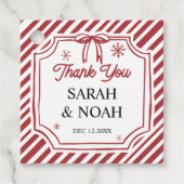 Christmas Baby Shower フェイバータグ (正面)