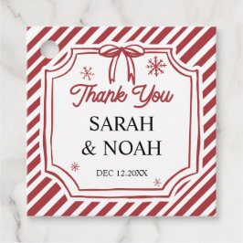 Christmas Baby Shower フェイバータグ