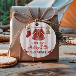 Christmas Baby Shower フェイバータグ