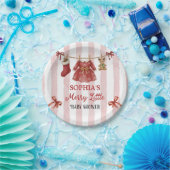 Christmas Baby Shower  ペーパープレート (パーティー)