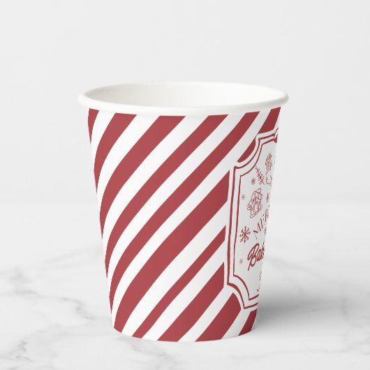 Christmas Baby Shower 紙コップ (正面)