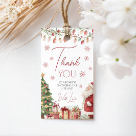 Christmas Baby Shower Favor Tag ギフトタグ