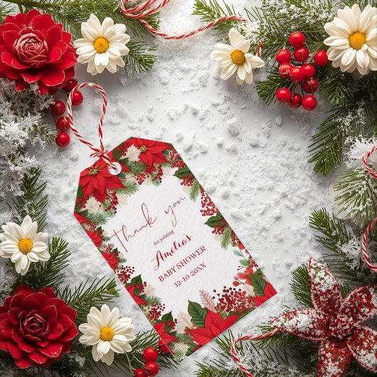 Christmas baby shower festive   ギフトタグ