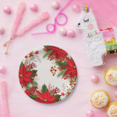Christmas baby shower festive   ペーパープレート (パーティー)