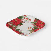 Christmas baby shower festive ペーパープレート (傾斜あり)