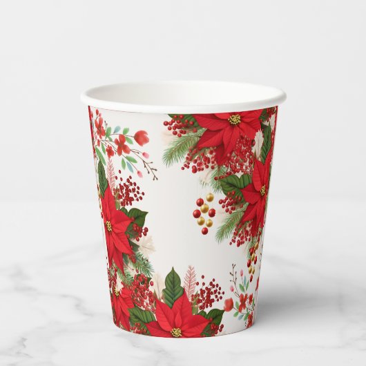 Christmas baby shower festive 紙コップ (裏面)