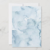 Christmas Baby Sprinkle clothesline Baby Shower 招待状 (裏面)