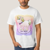 Christmas Baby Unicorn Tシャツ (正面)