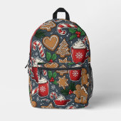 Christmas Backpack プリントバックパック (正面)