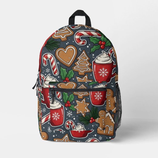 Christmas Backpack プリントバックパック (正面)