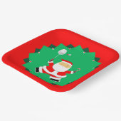 Christmas Badminton ペーパープレート (傾斜あり)
