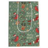 Christmas bag ミディアムペーパーバッグ (裏面)