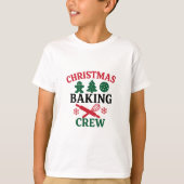 Christmas Baking Crew boy Tシャツ (正面)