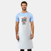 Christmas Baking Crew Dad エプロン (着用した状態)