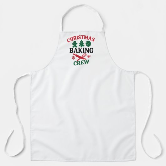 Christmas Baking Crew Dad エプロン (正面)