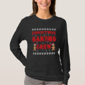 Christmas Baking Crew Gingerbread Men With Xmas Ha Tシャツ (正面)